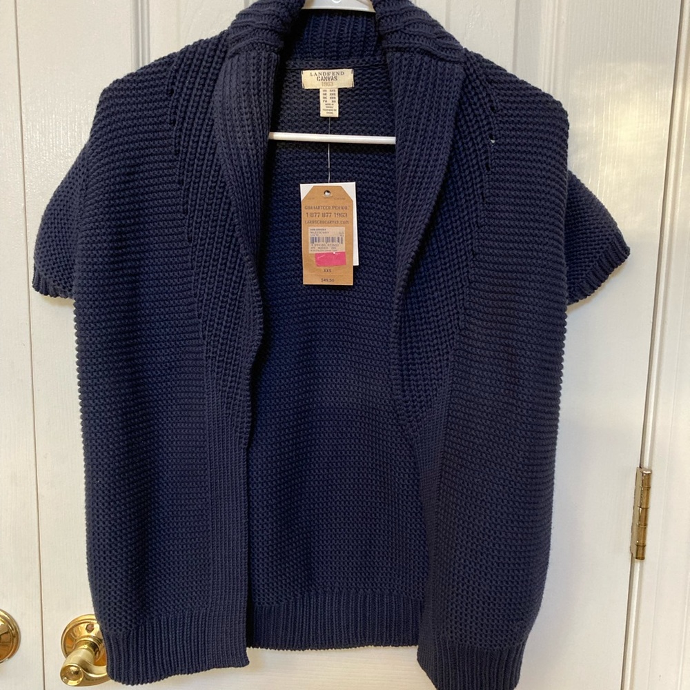 Canvas Lands End Shrug Sweater